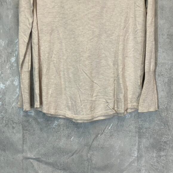NIC+ZOE Women's Canvas V-Neck Hooded Lightweight Vital Pullover Sweater SZ S - Picture 6 of 9